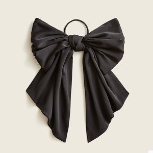 JCrew Oversized Satin Bow Hair Band